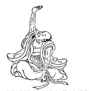 第二十三式小寒十二月節坐功圖